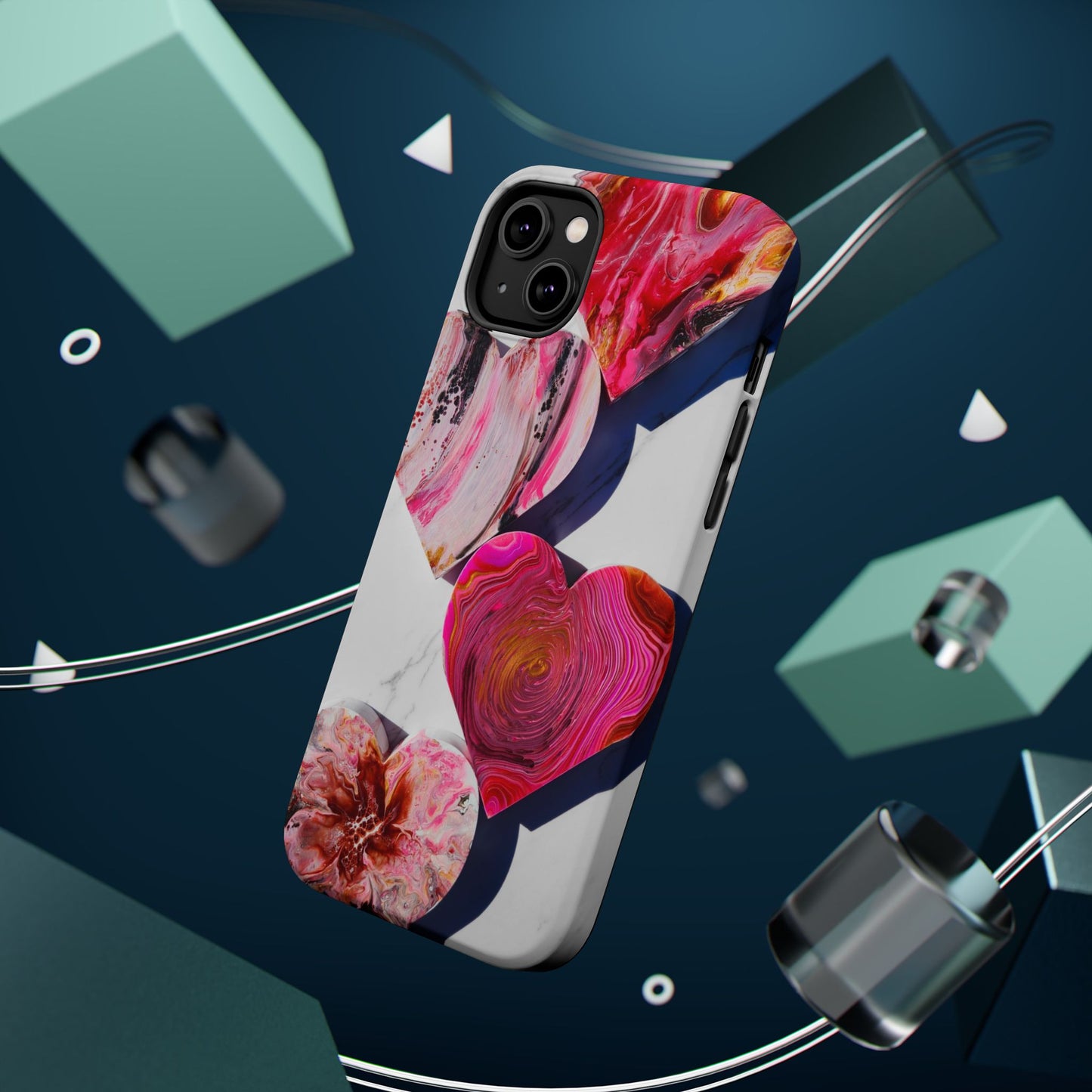 Love Hearts - iPhone Magnetic Tough Cases