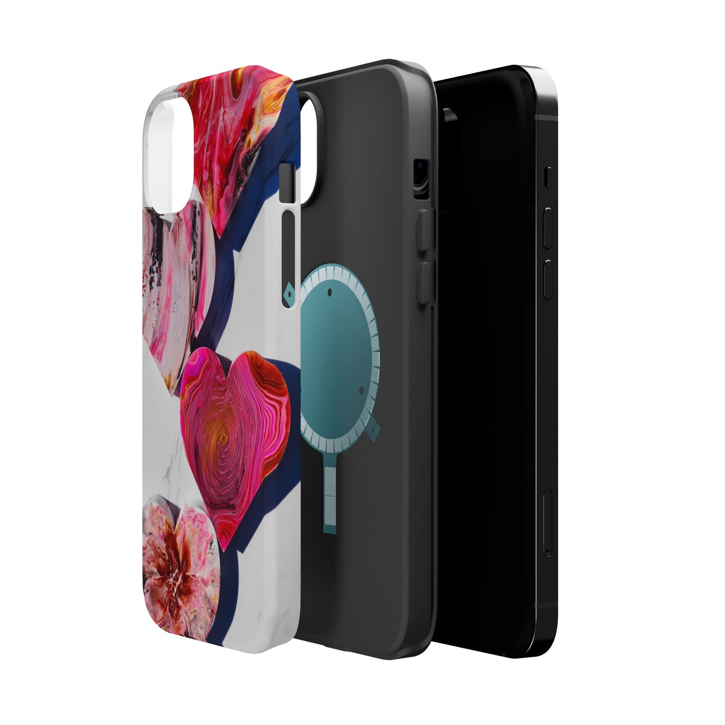Love Hearts - iPhone Magnetic Tough Cases