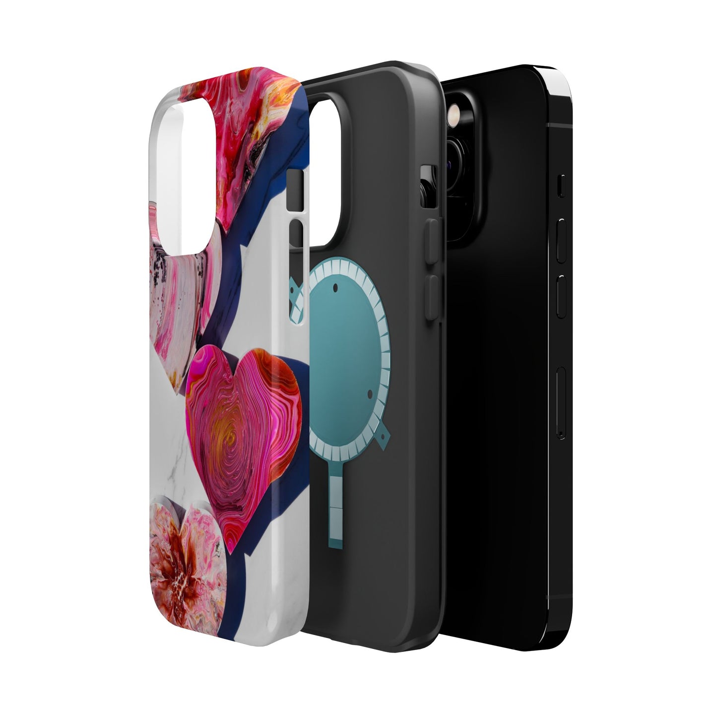 Love Hearts - iPhone Magnetic Tough Cases