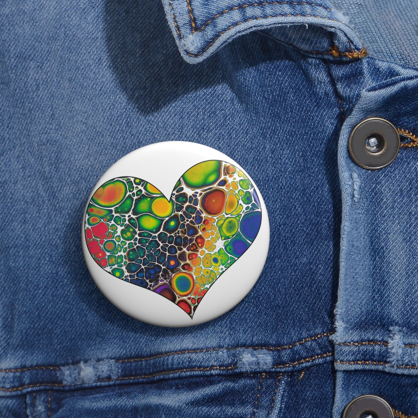 Pin Buttons - Bubble Love