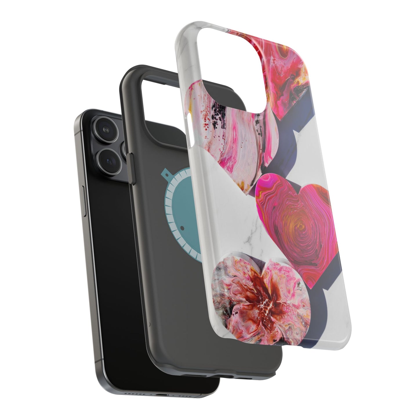 Love Hearts - iPhone Magnetic Tough Cases