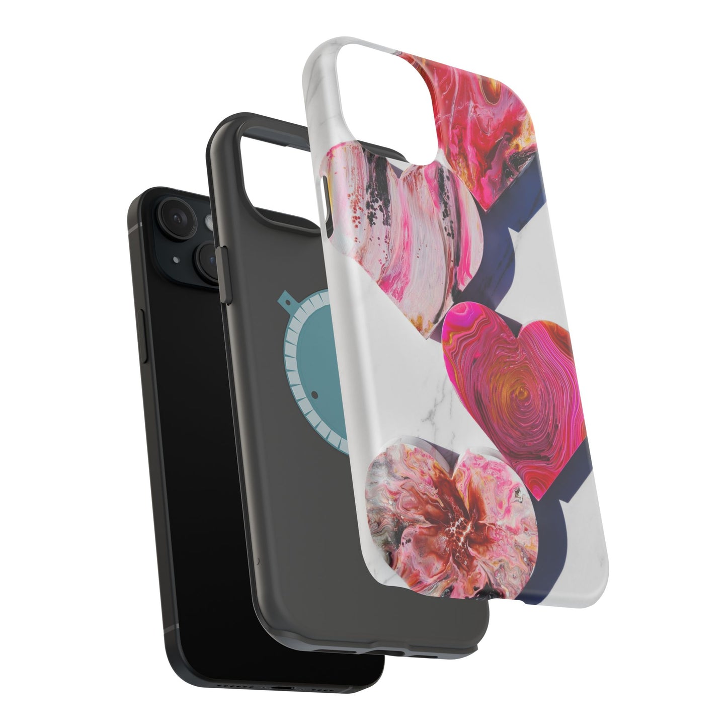 Love Hearts - iPhone Magnetic Tough Cases