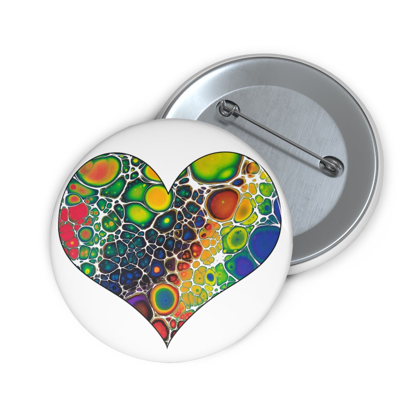 Pin Buttons - Bubble Love