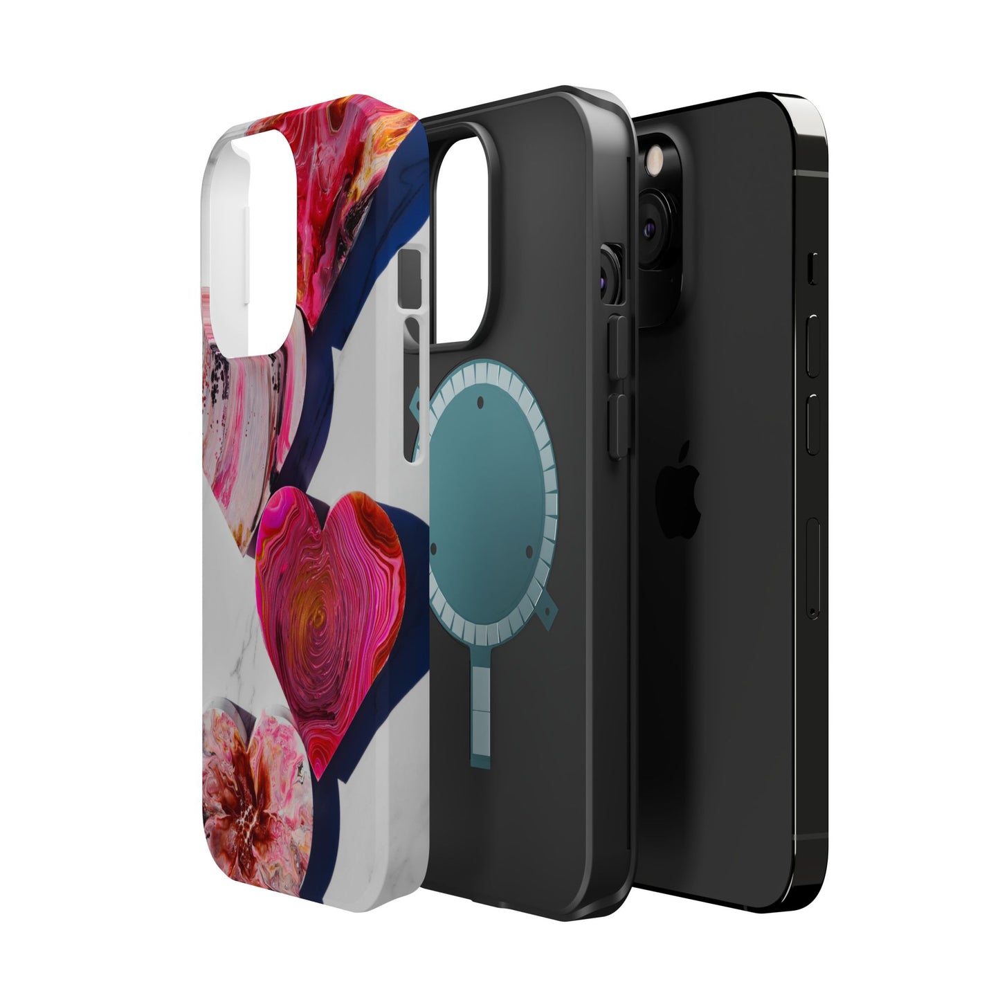 Love Hearts - iPhone Magnetic Tough Cases