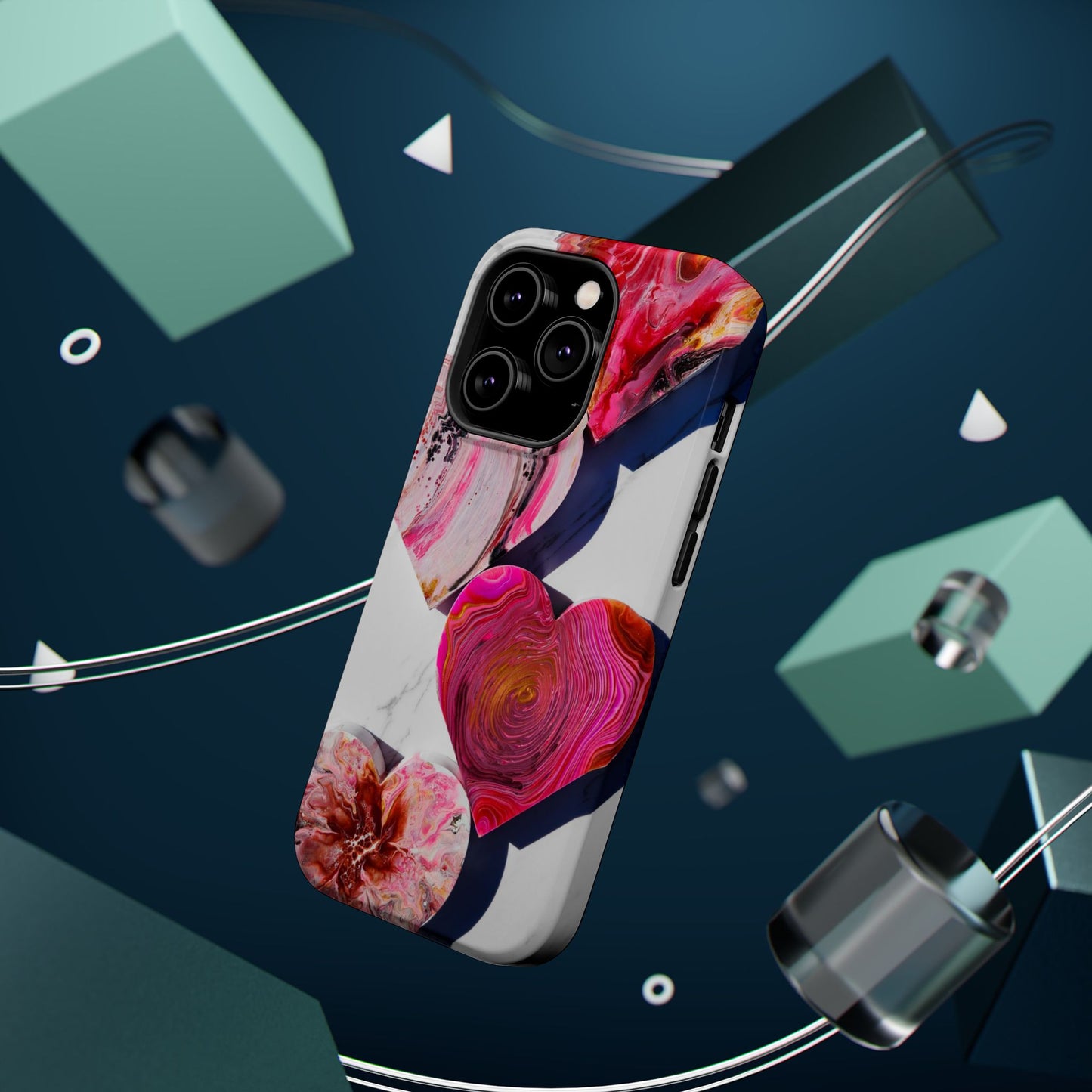 Love Hearts - iPhone Magnetic Tough Cases