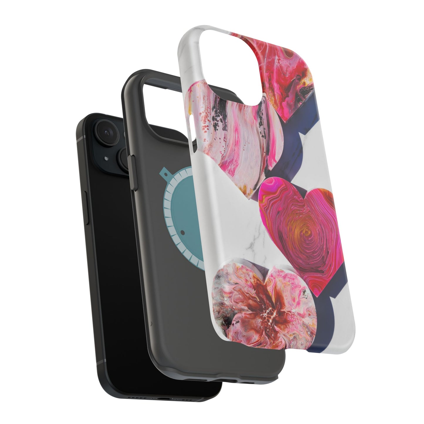 Love Hearts - iPhone Magnetic Tough Cases