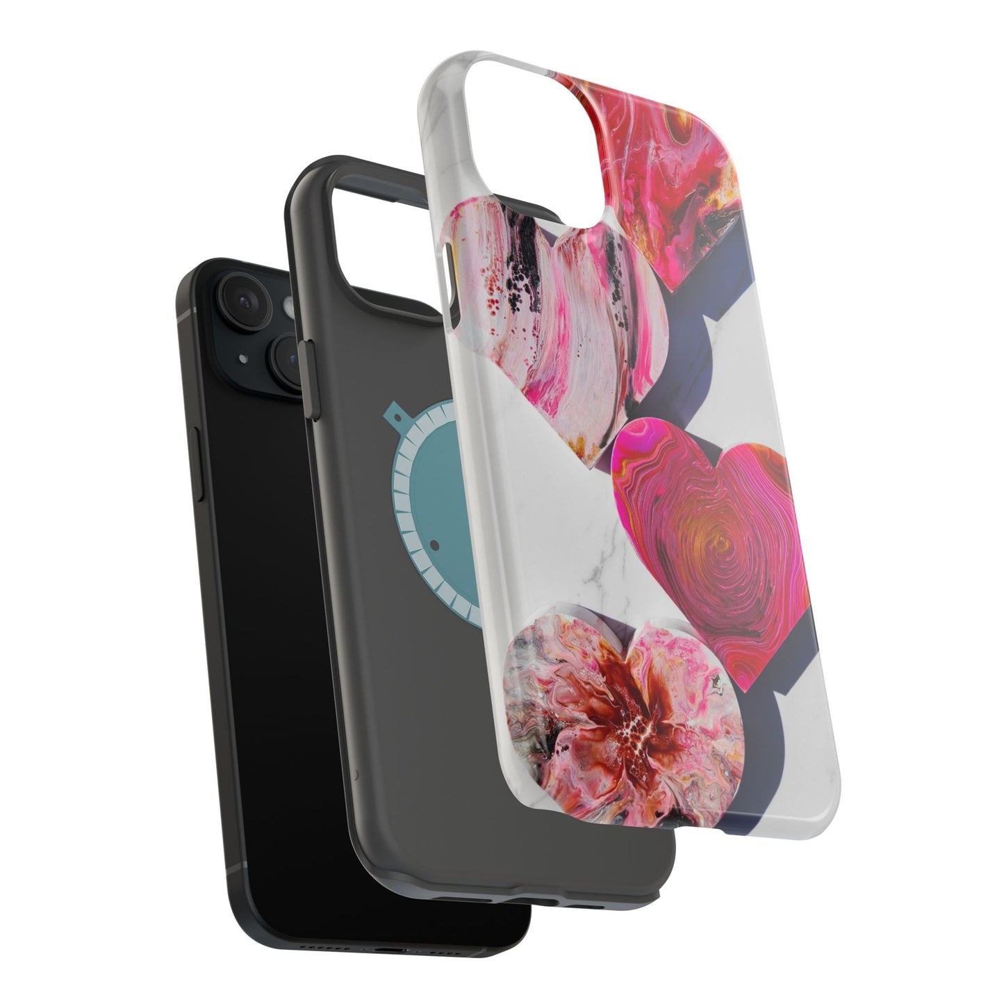 Love Hearts - iPhone Magnetic Tough Cases