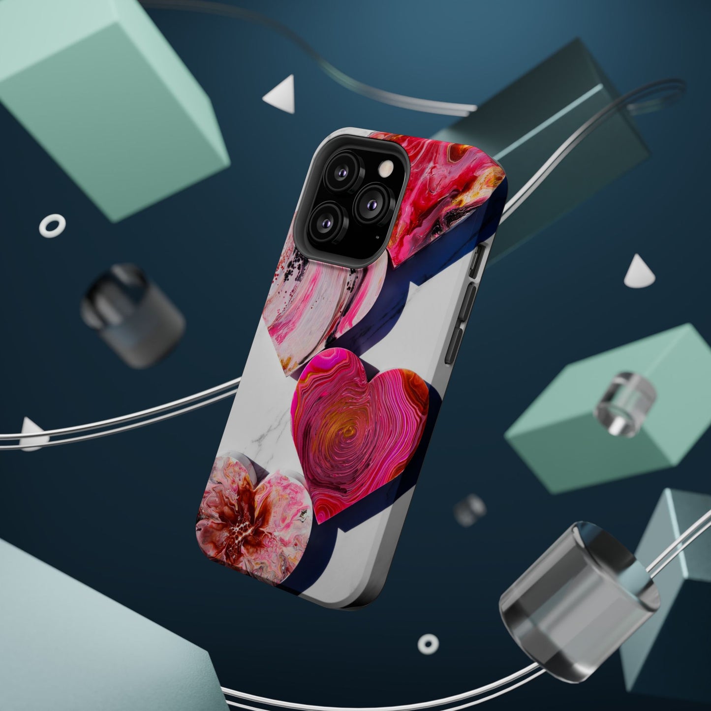 Love Hearts - iPhone Magnetic Tough Cases