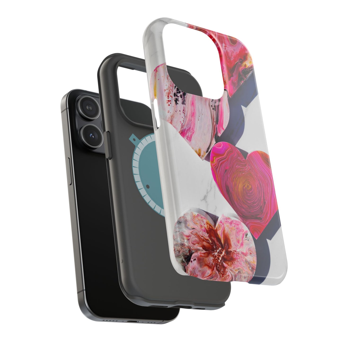 Love Hearts - iPhone Magnetic Tough Cases