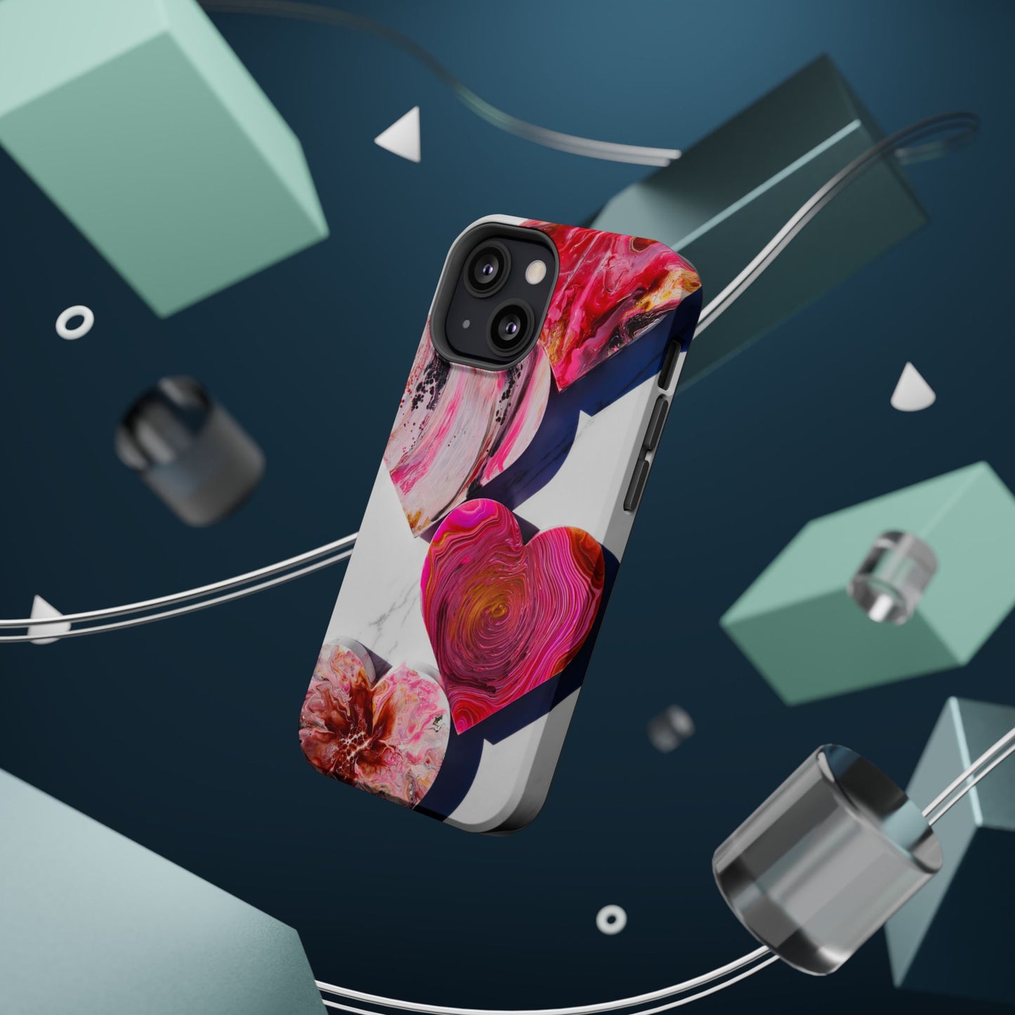 Love Hearts - iPhone Magnetic Tough Cases