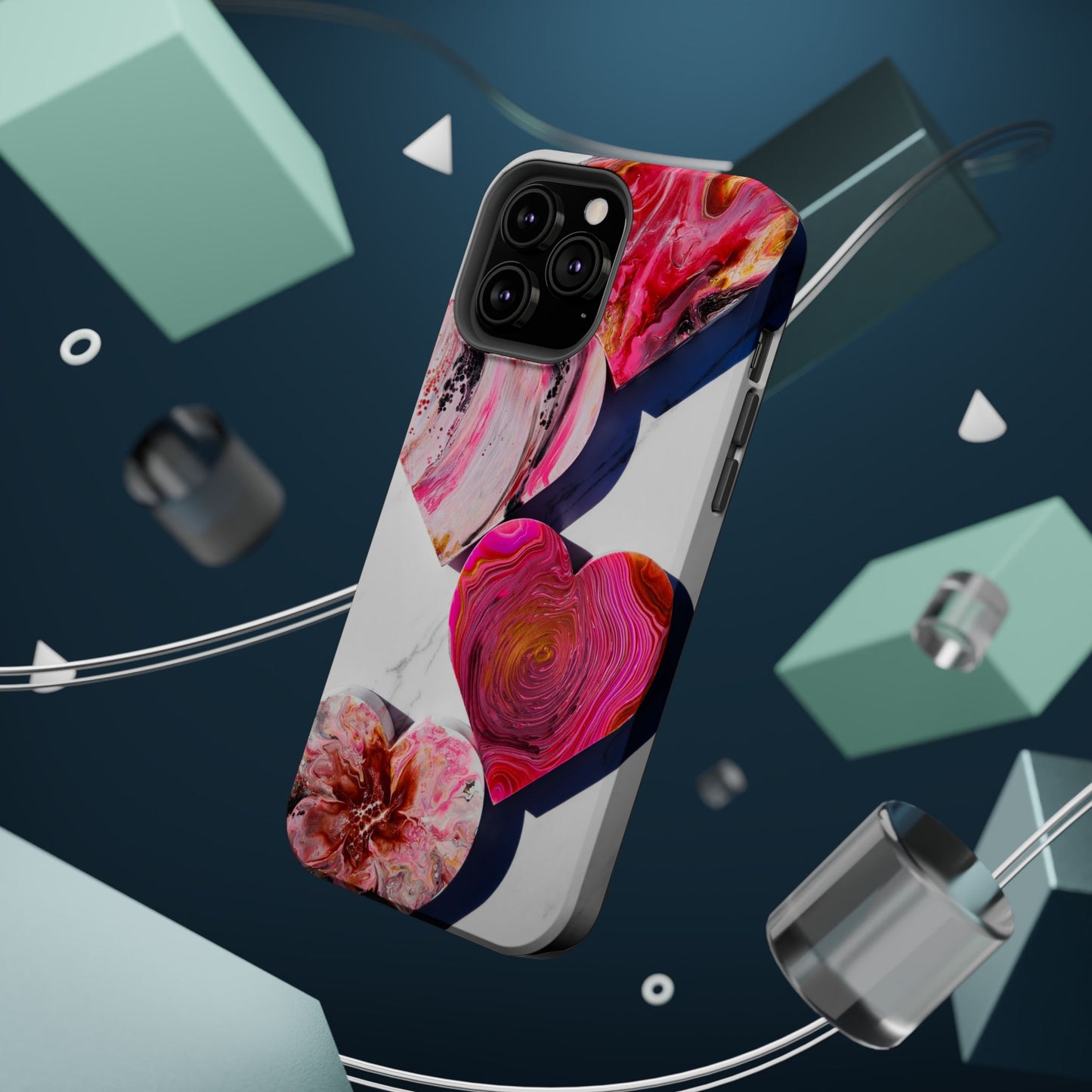 Love Hearts - iPhone Magnetic Tough Cases
