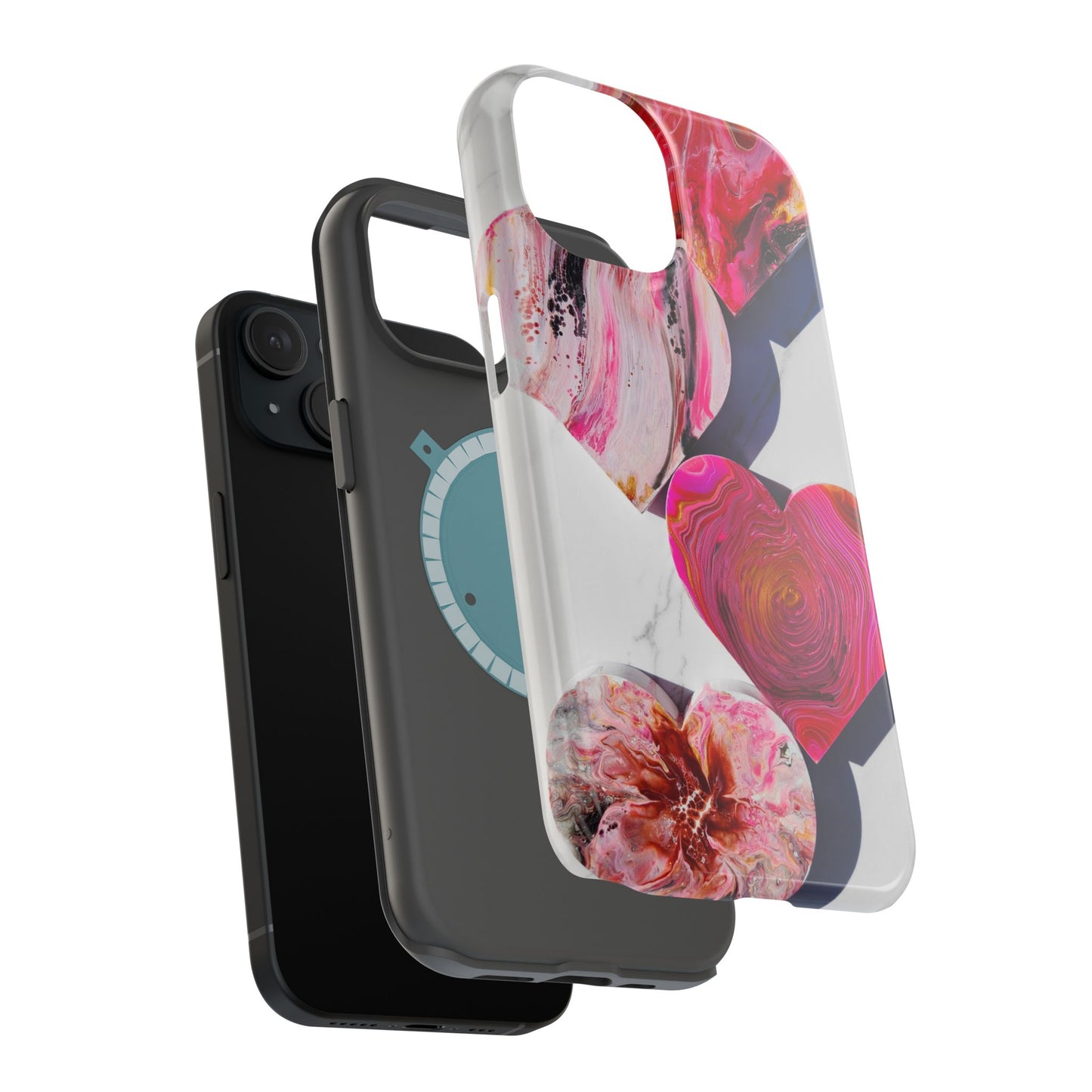 Love Hearts - iPhone Magnetic Tough Cases