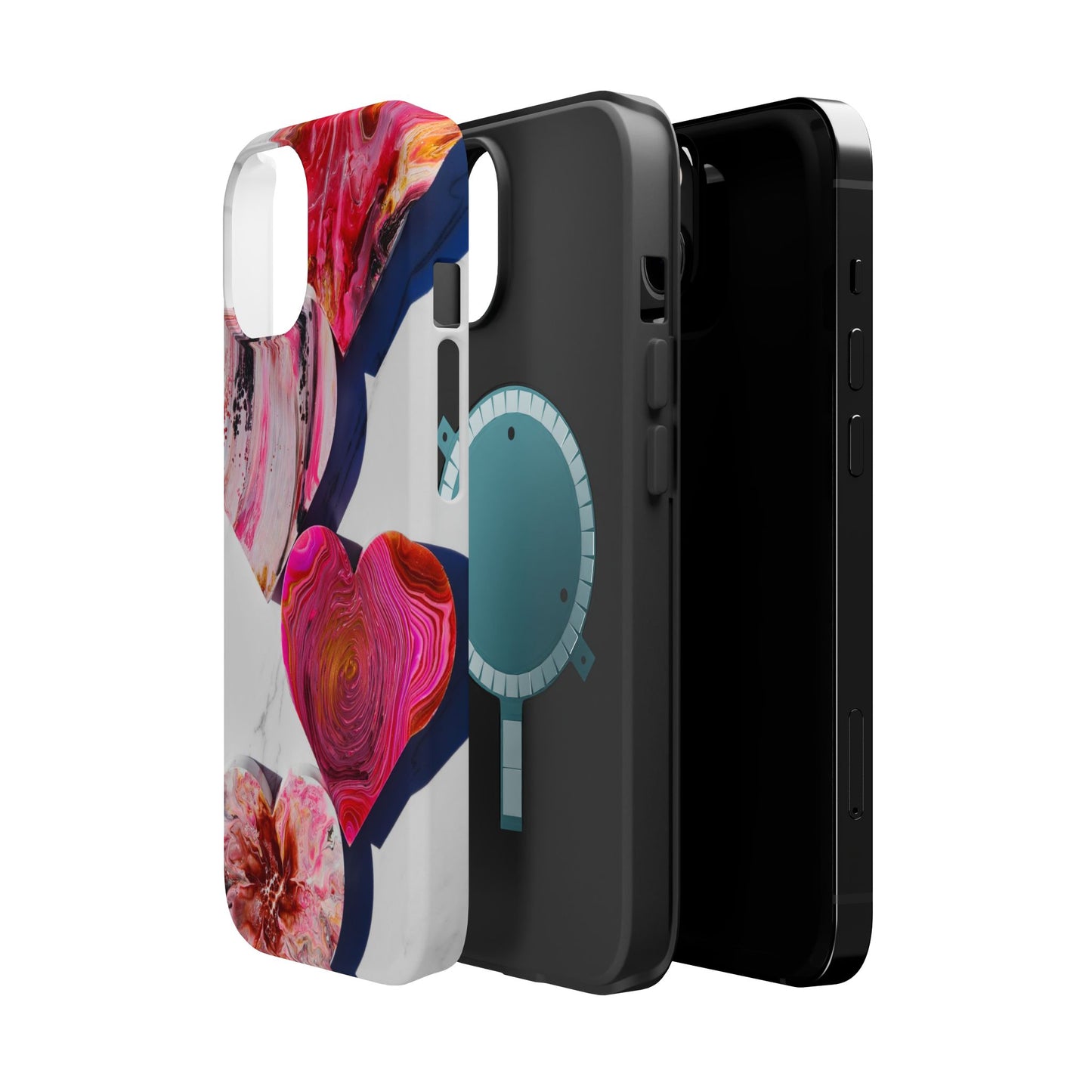 Love Hearts - iPhone Magnetic Tough Cases