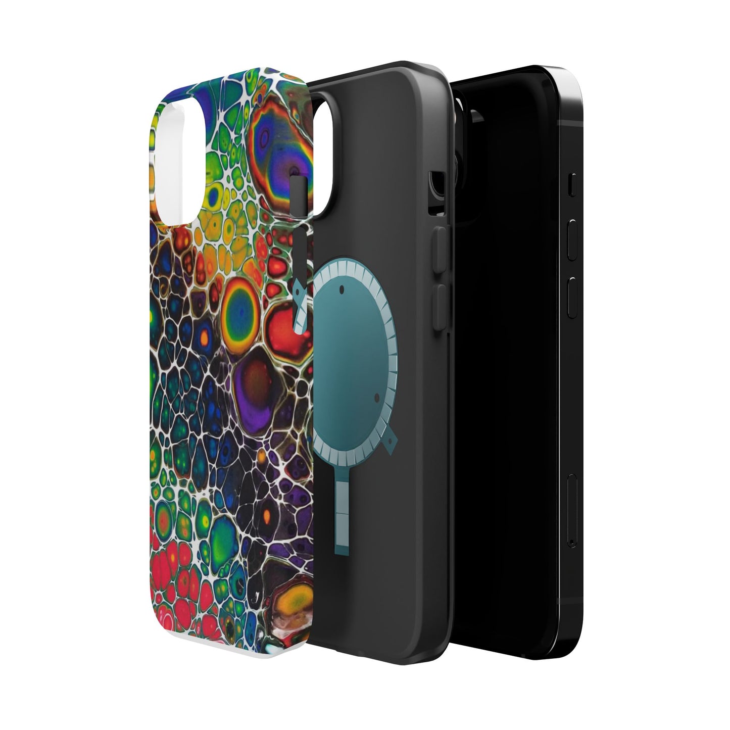 Rainbow Bubbles - iPhone Magnetic Tough Cases