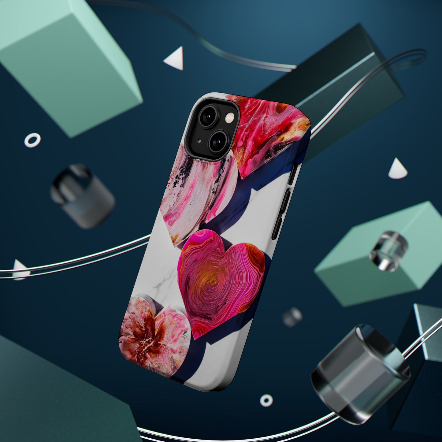 Love Hearts - iPhone Magnetic Tough Cases