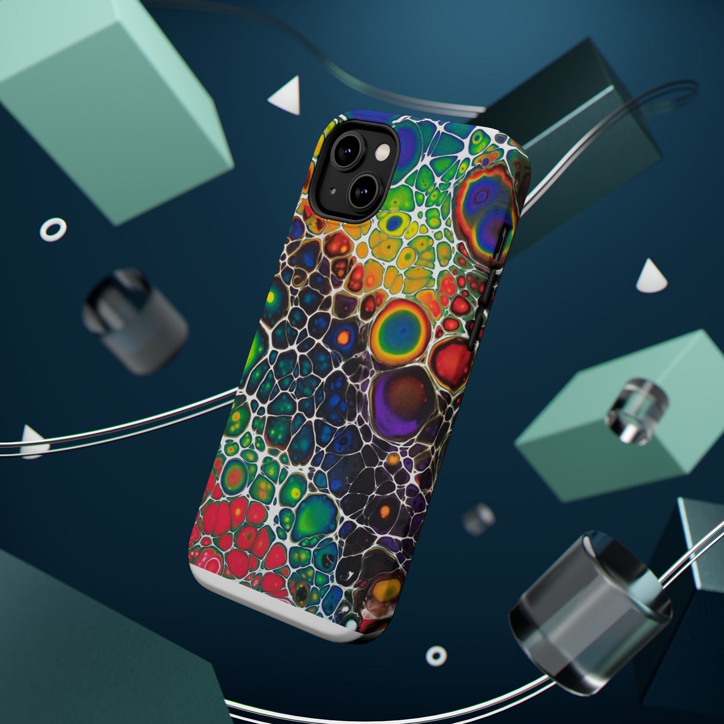Rainbow Bubbles - iPhone Magnetic Tough Cases