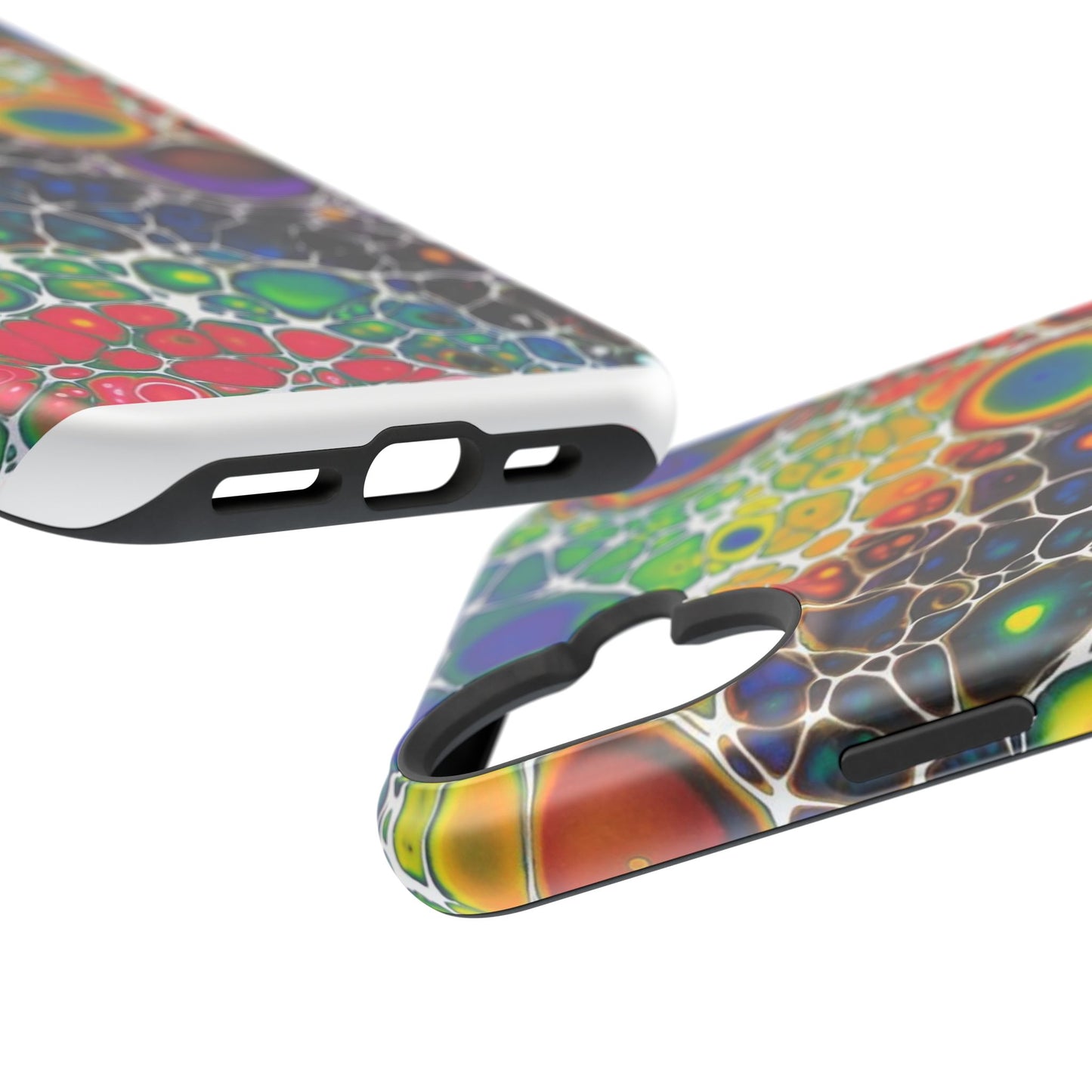Rainbow Bubbles - iPhone Magnetic Tough Cases