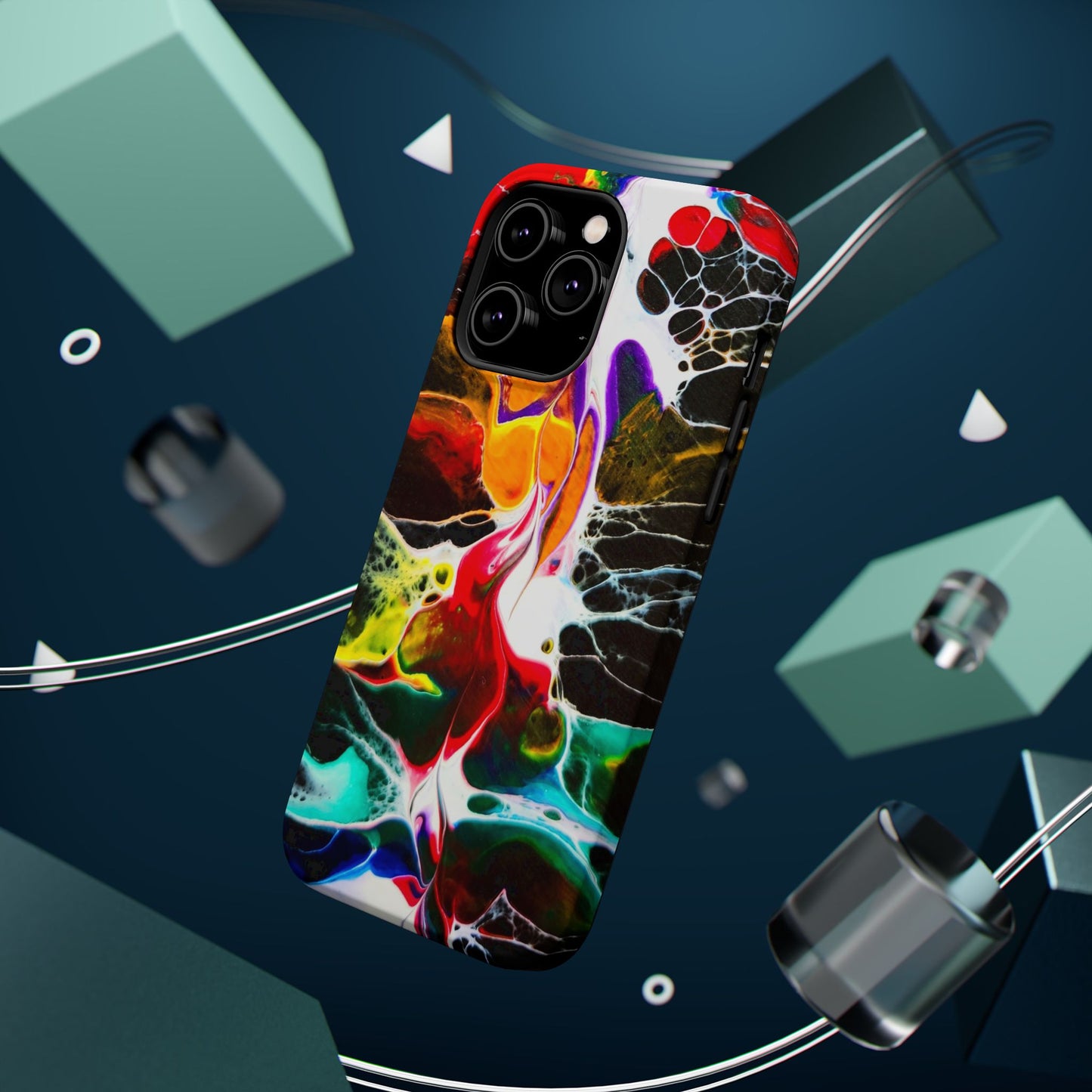 Chromatic Static - iPhone Magnetic Tough Cases