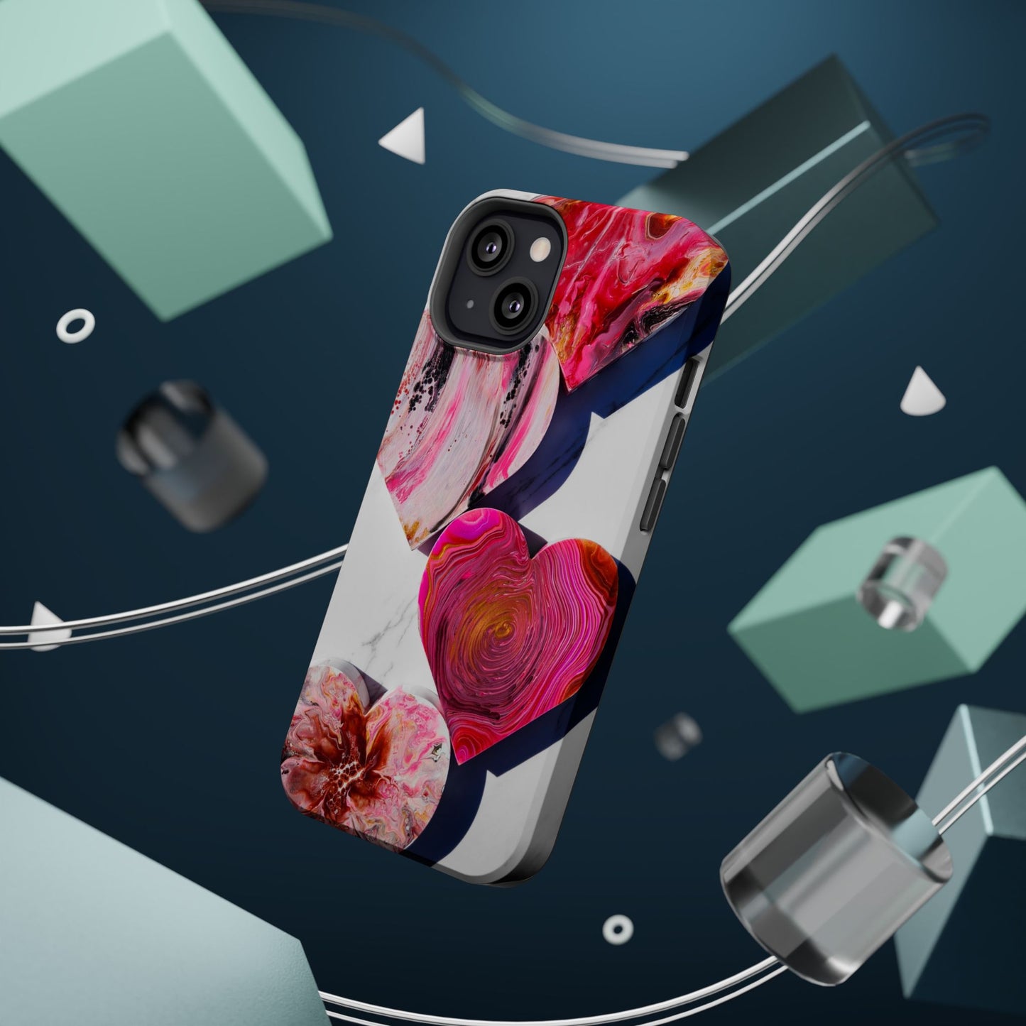 Love Hearts - iPhone Magnetic Tough Cases
