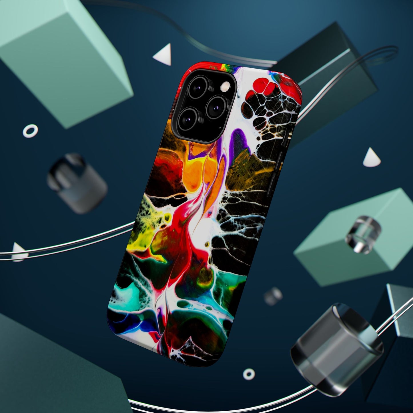 Chromatic Static - iPhone Magnetic Tough Cases