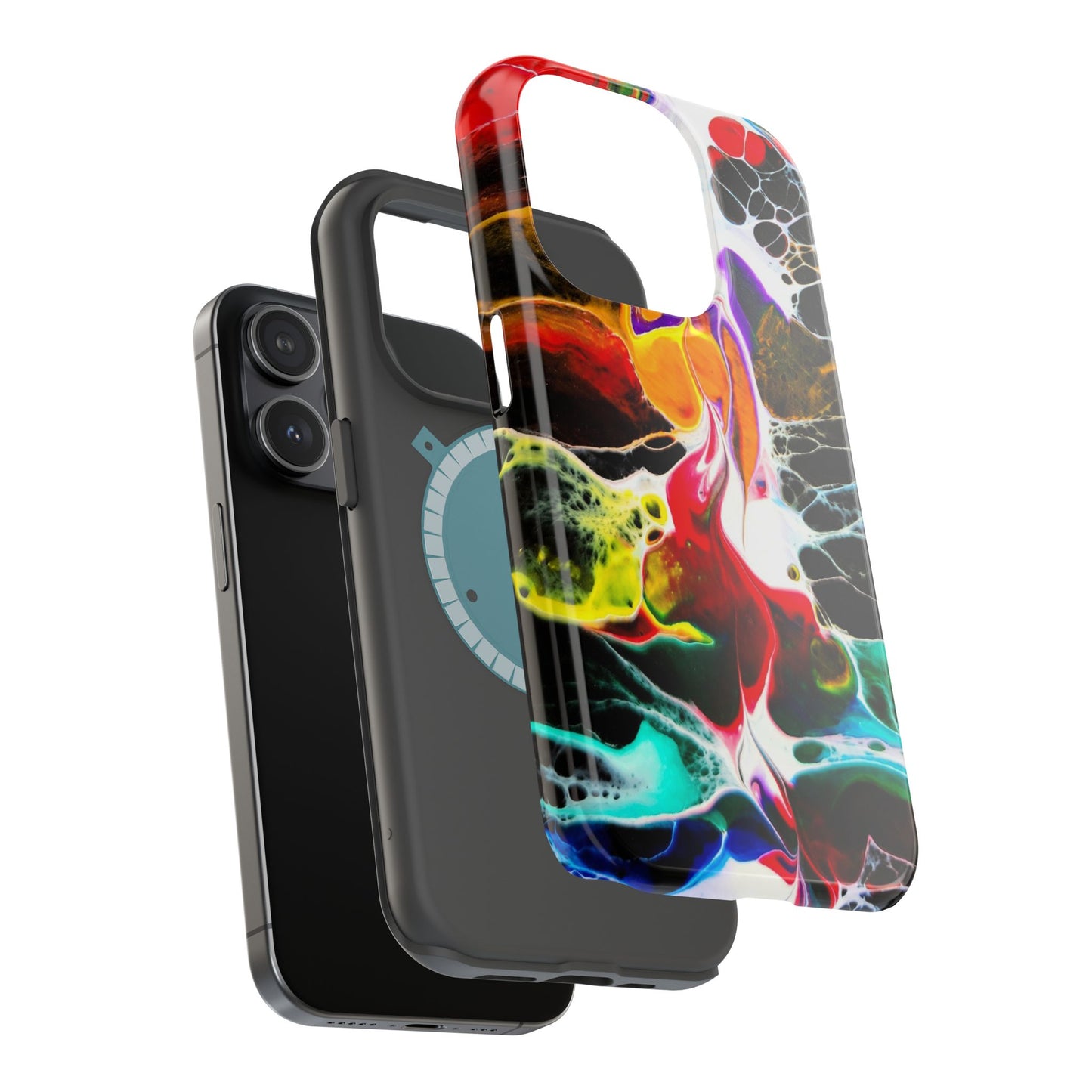 Chromatic Static - iPhone Magnetic Tough Cases