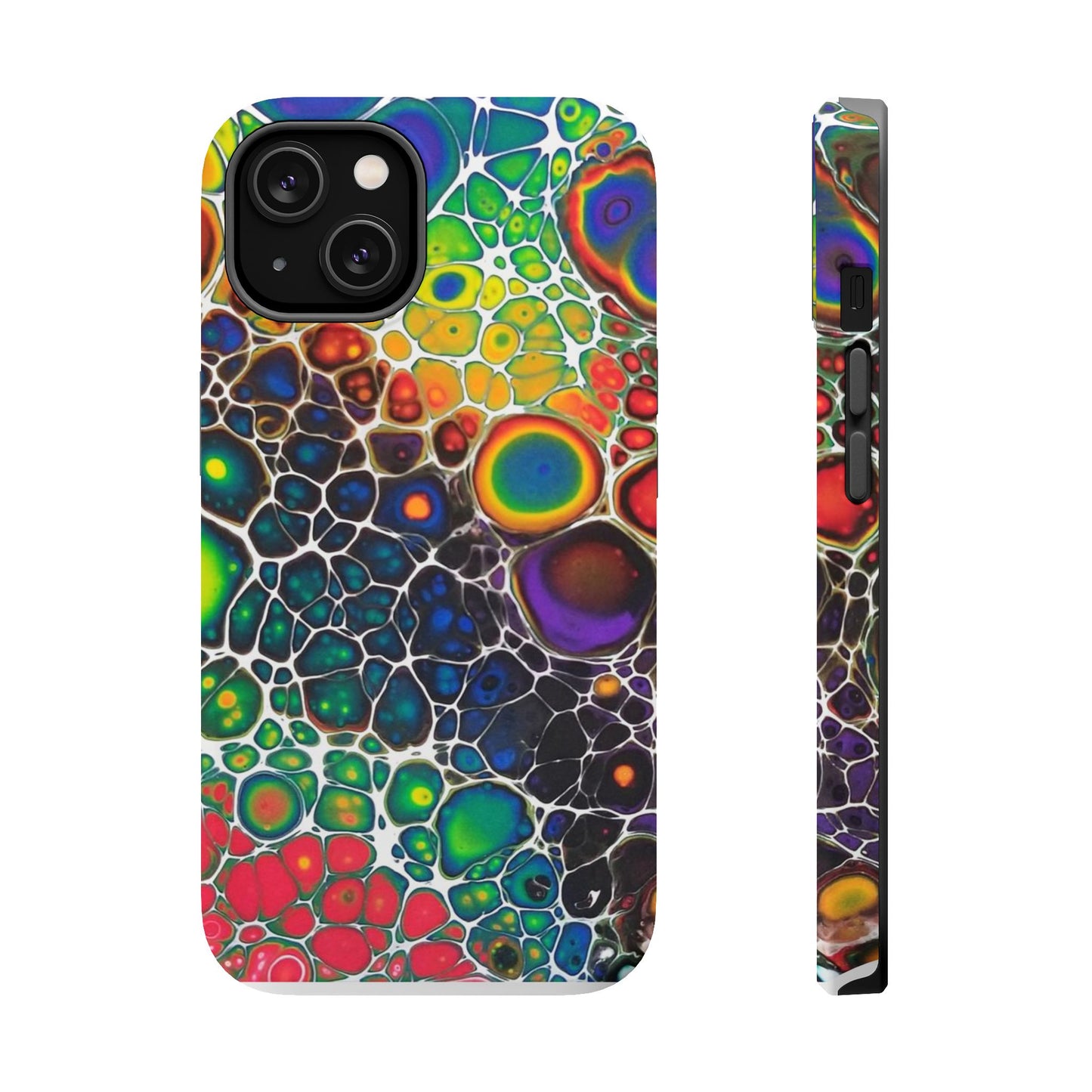Rainbow Bubbles - iPhone Magnetic Tough Cases