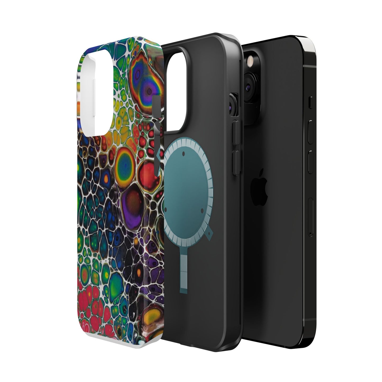 Rainbow Bubbles - iPhone Magnetic Tough Cases