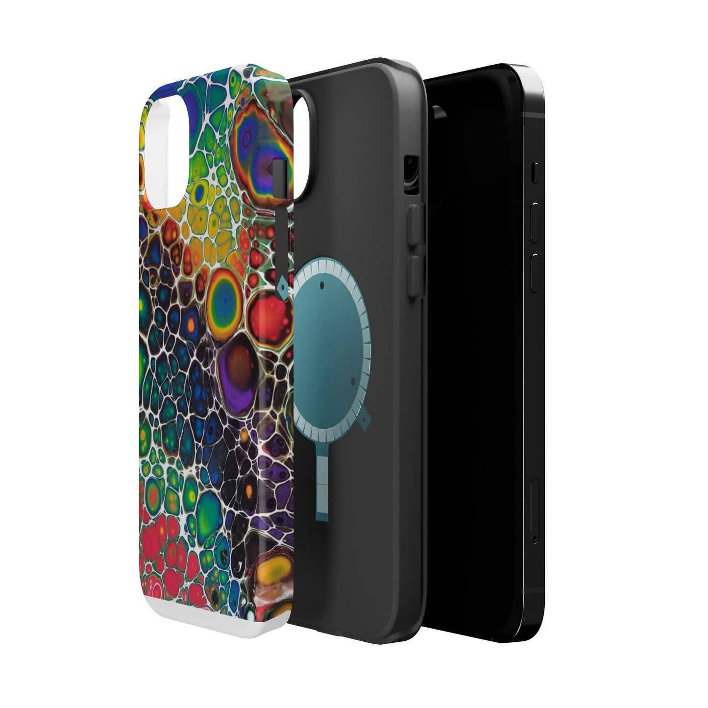 Rainbow Bubbles - iPhone Magnetic Tough Cases
