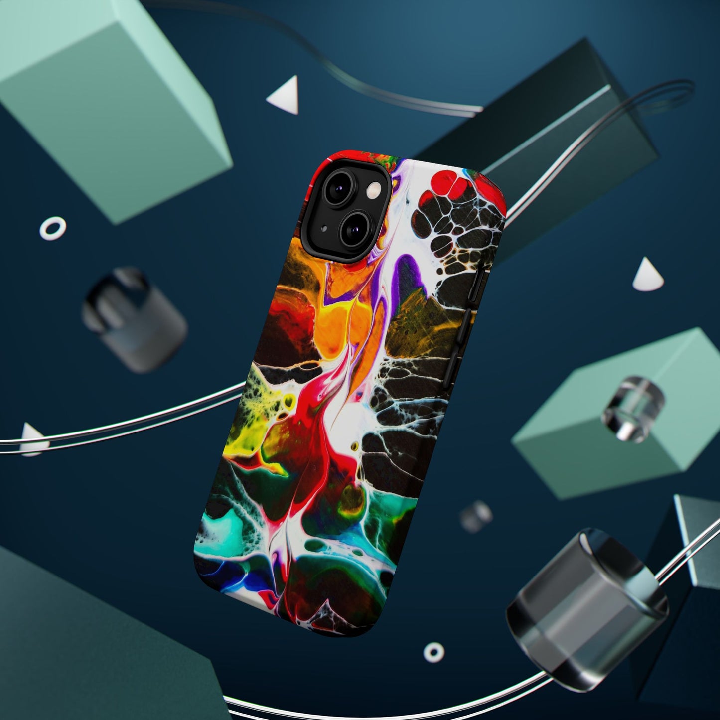 Chromatic Static - iPhone Magnetic Tough Cases