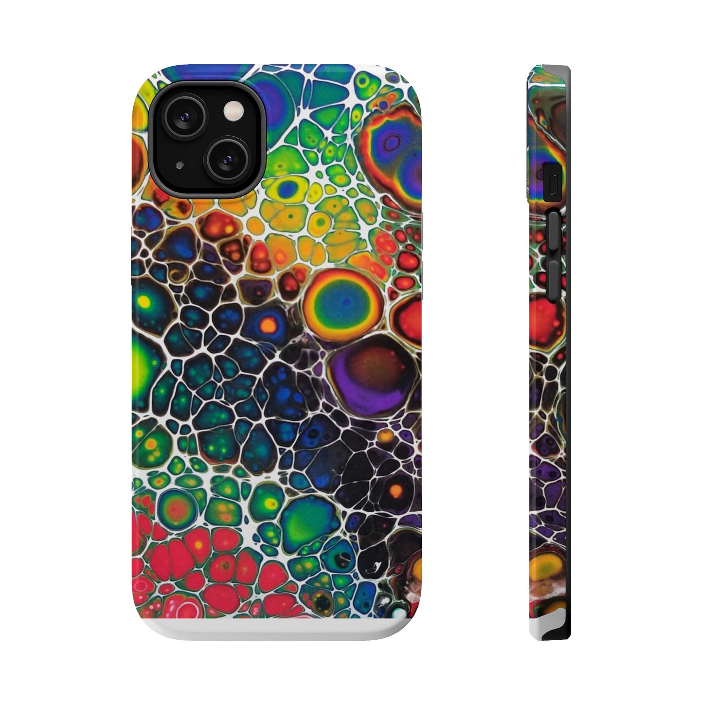 Rainbow Bubbles - iPhone Magnetic Tough Cases
