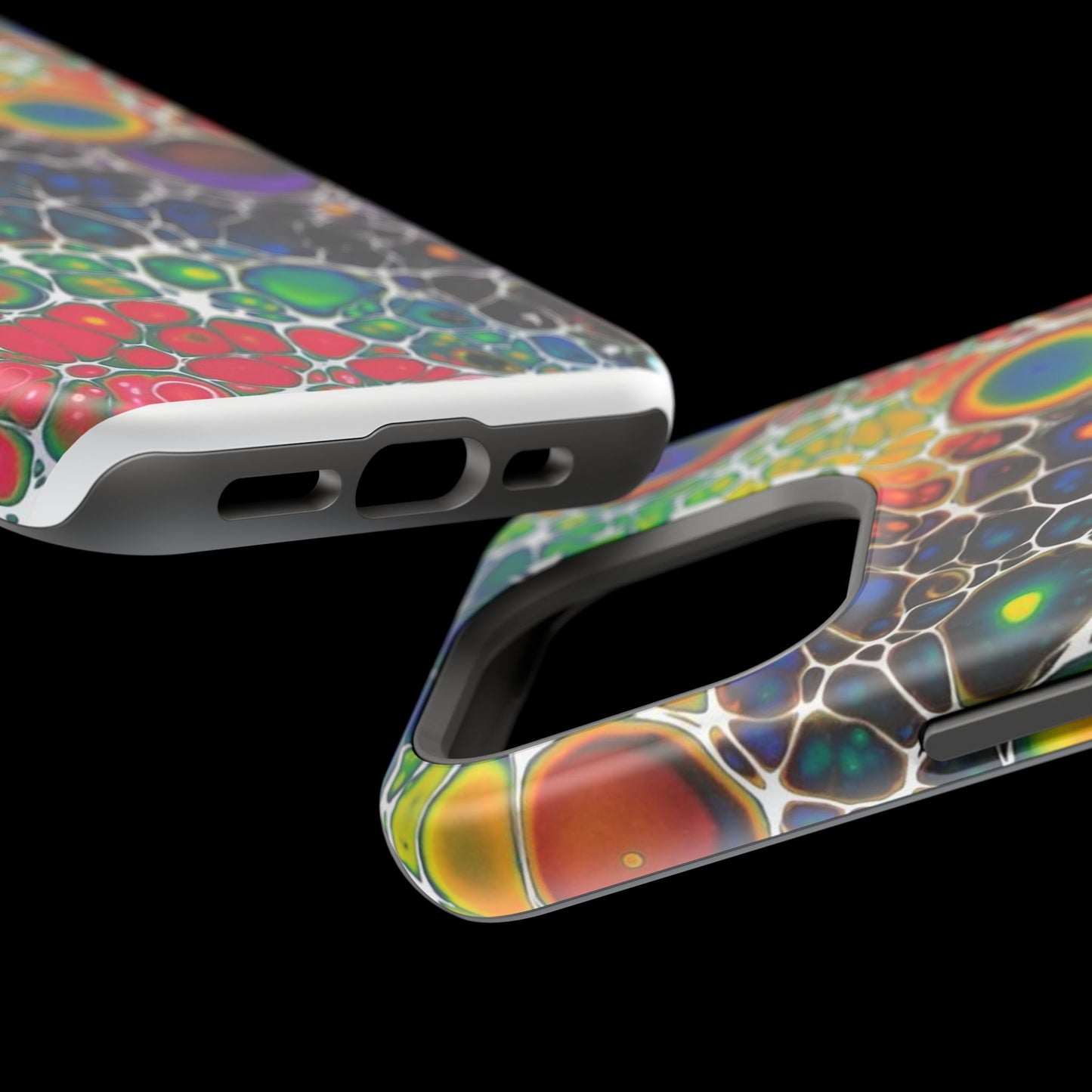 Rainbow Bubbles - iPhone Magnetic Tough Cases
