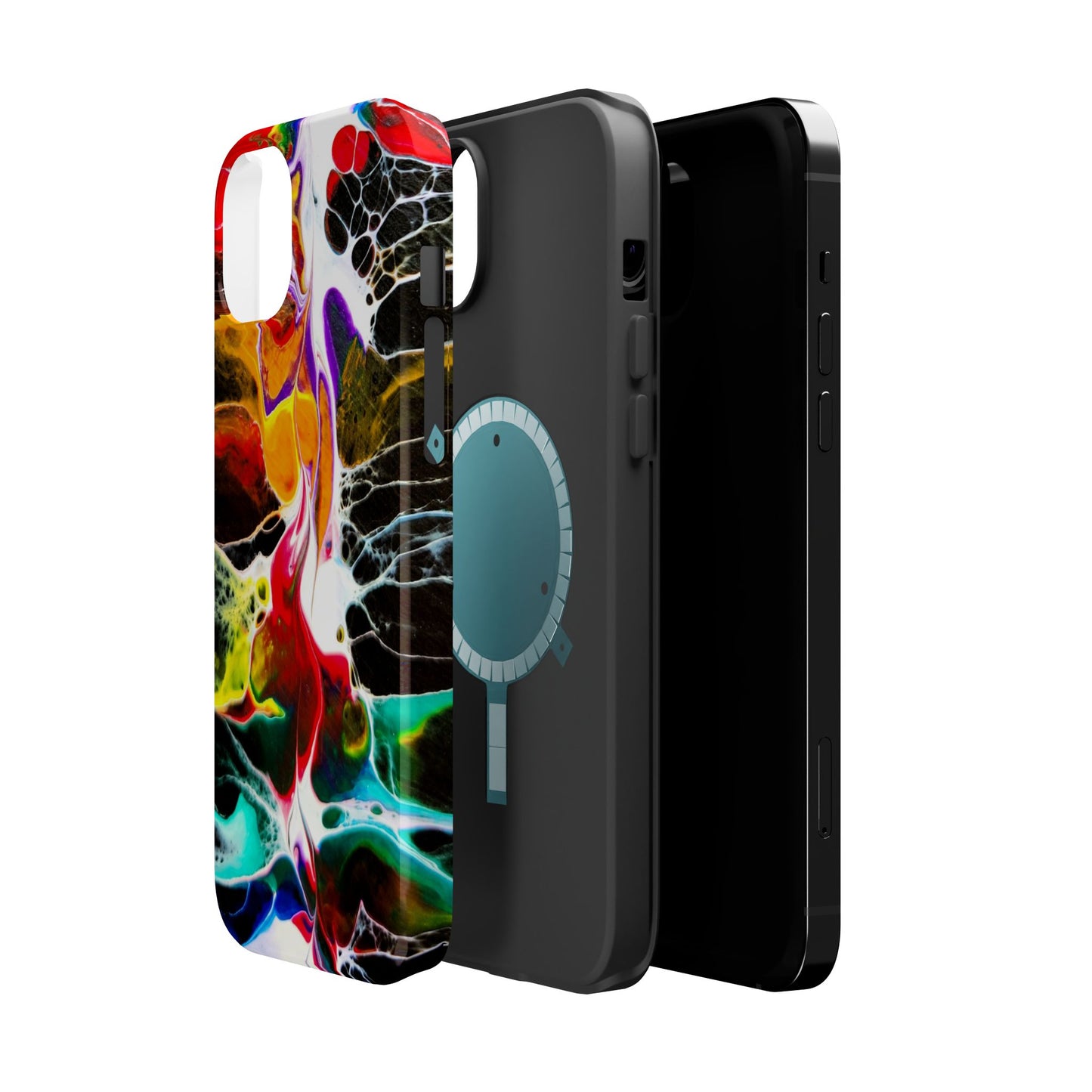 Chromatic Static - iPhone Magnetic Tough Cases