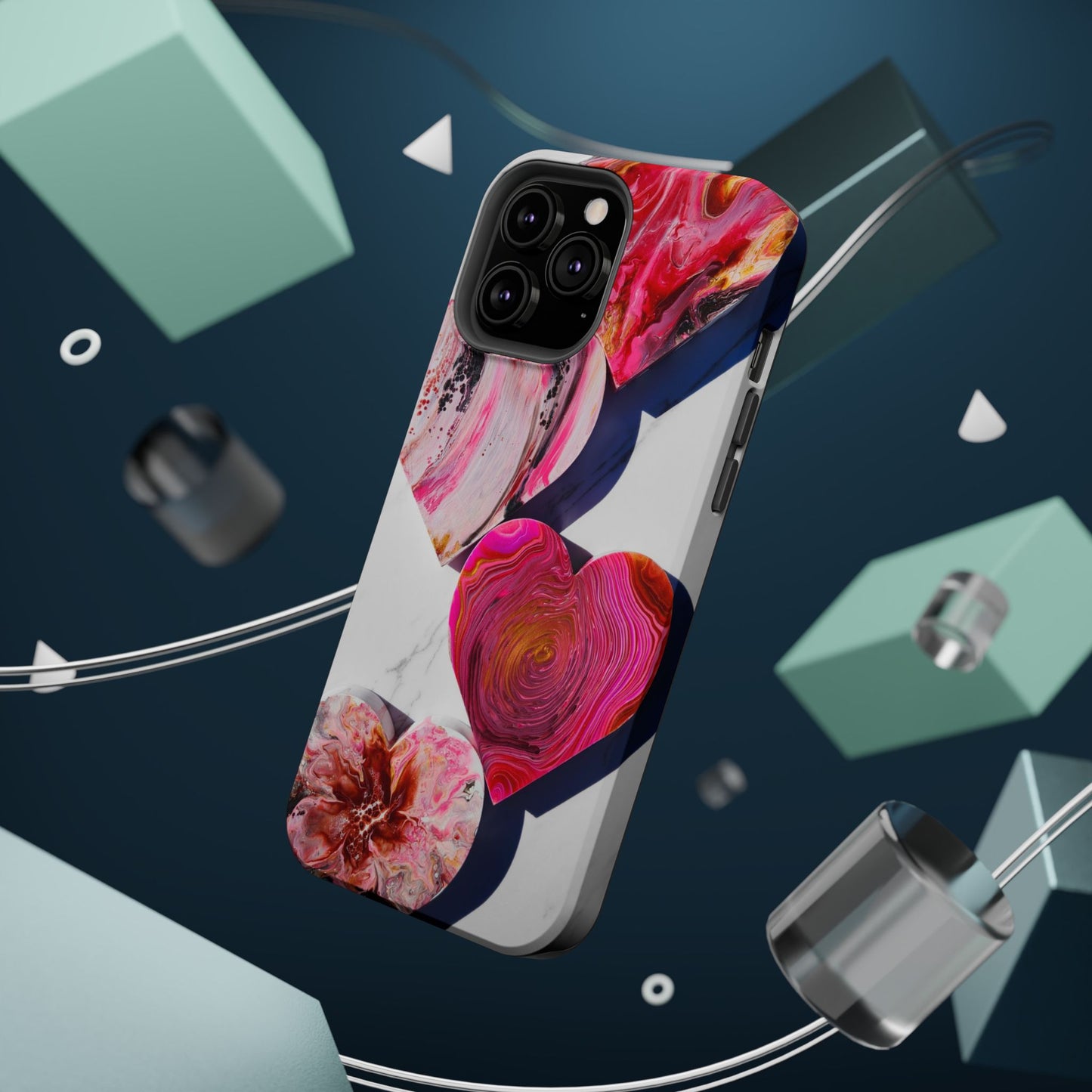Love Hearts - iPhone Magnetic Tough Cases