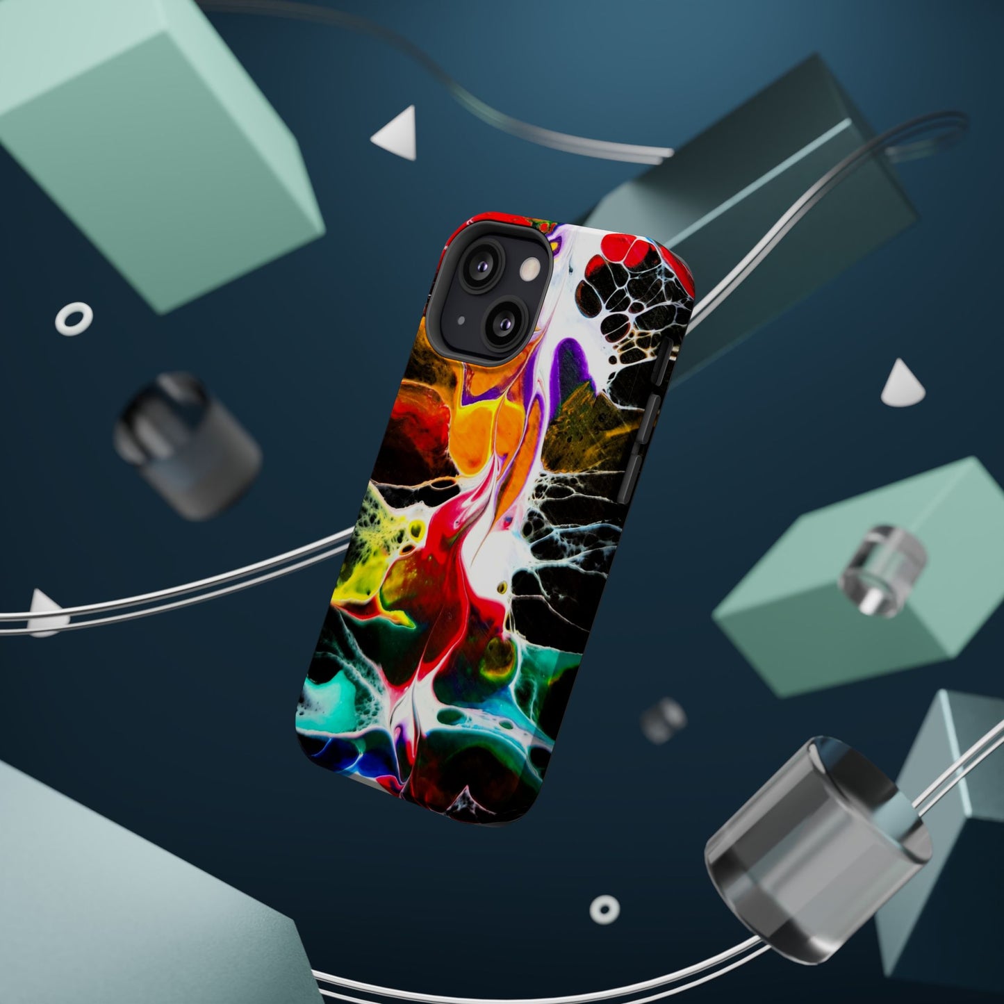 Chromatic Static - iPhone Magnetic Tough Cases