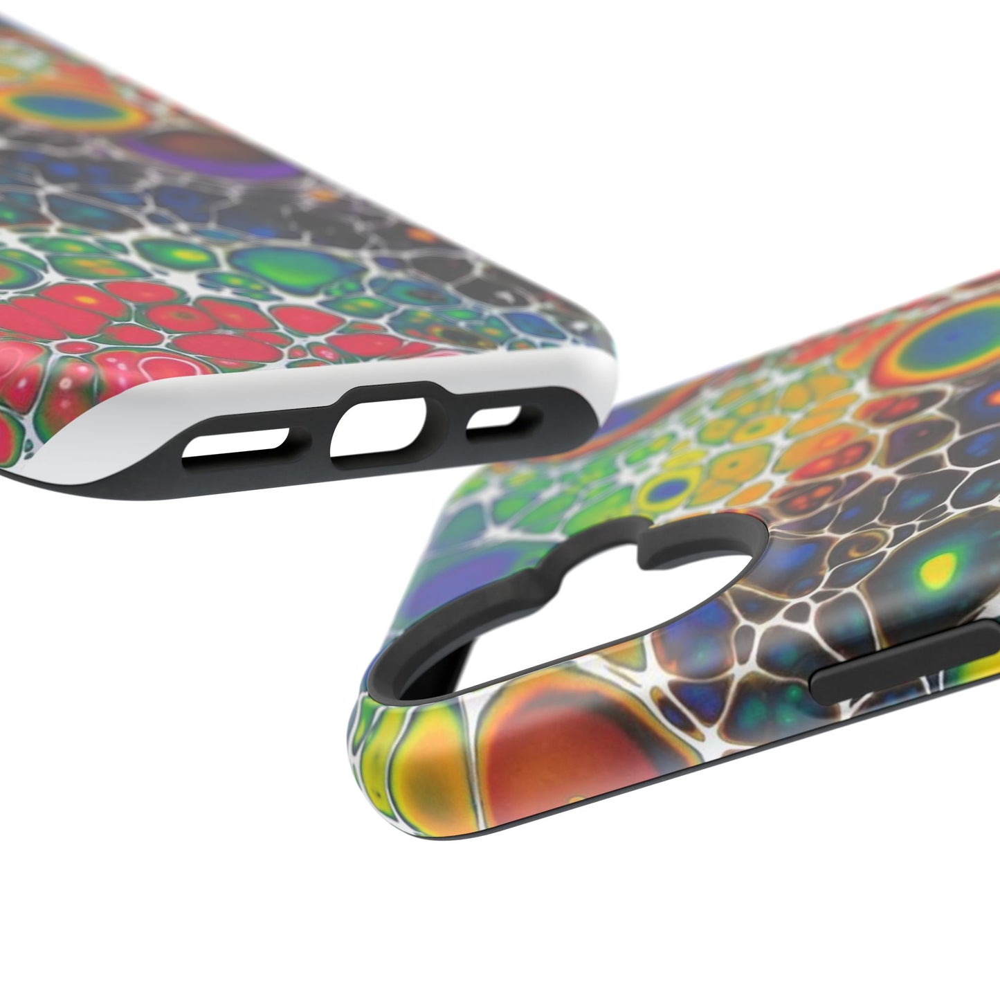 Rainbow Bubbles - iPhone Magnetic Tough Cases
