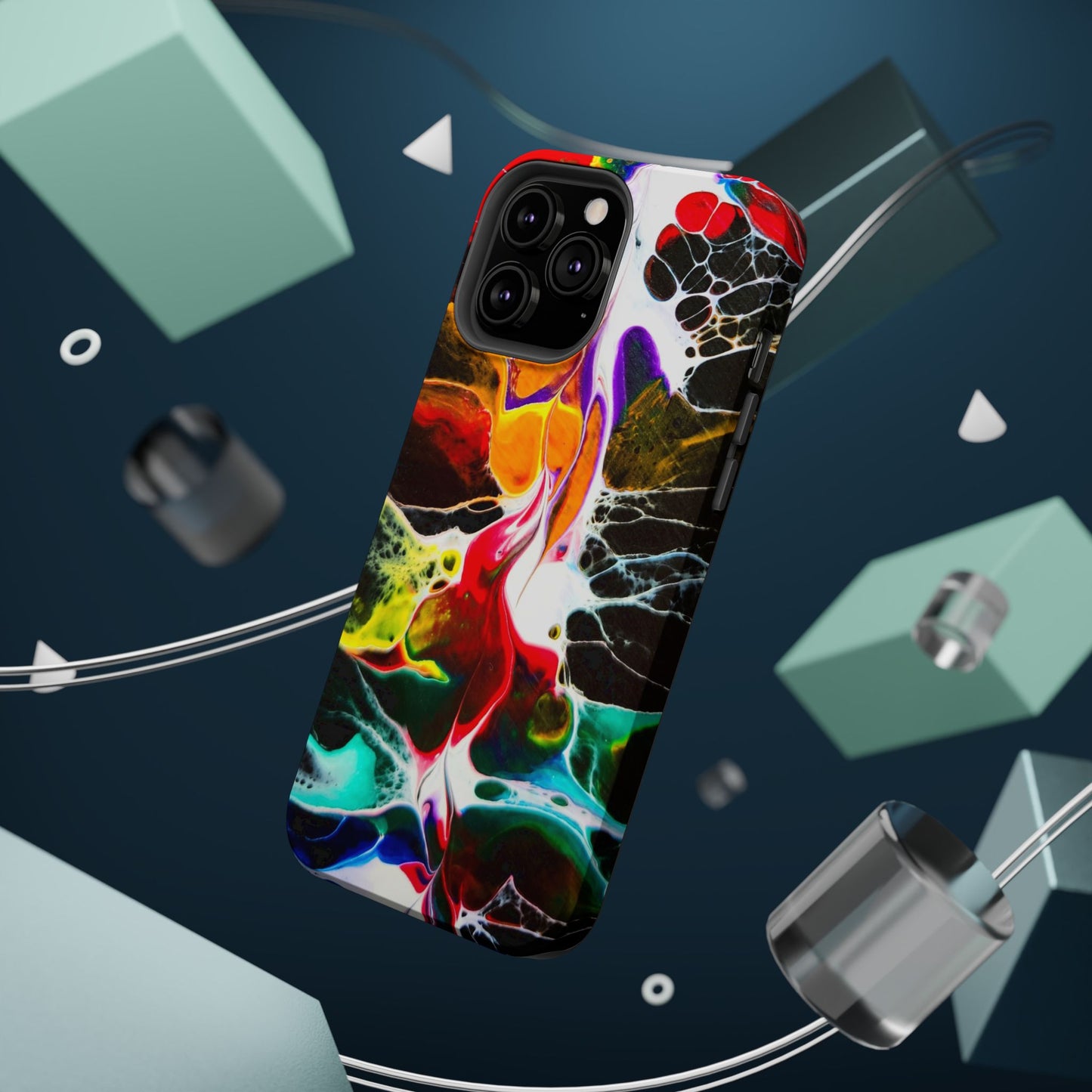 Chromatic Static - iPhone Magnetic Tough Cases