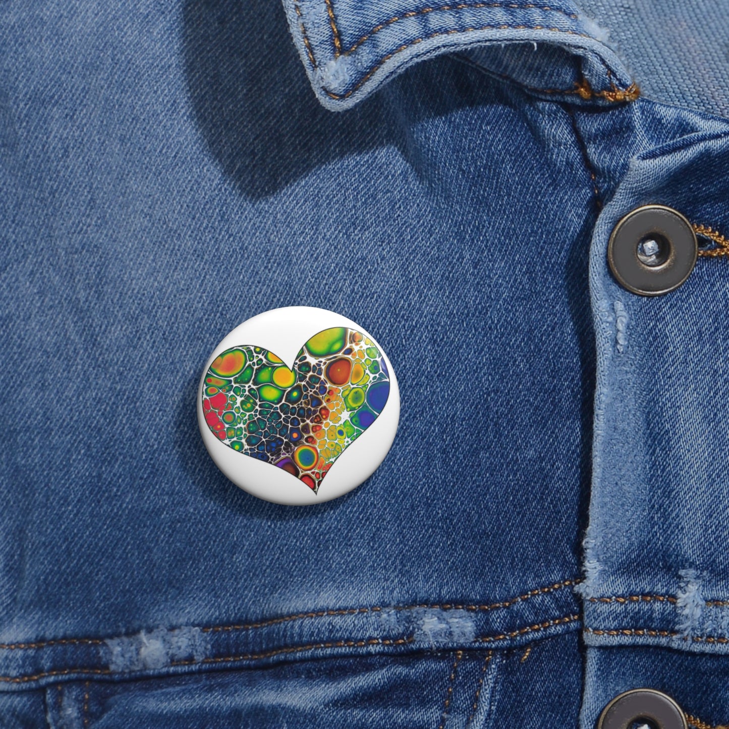 Pin Buttons - Bubble Love