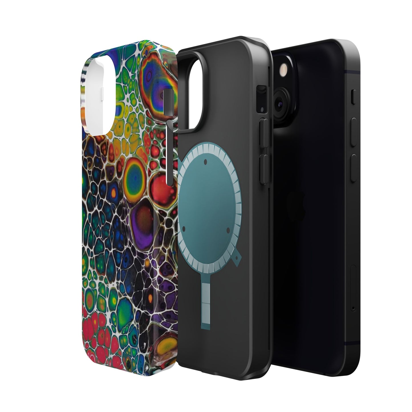 Rainbow Bubbles - iPhone Magnetic Tough Cases