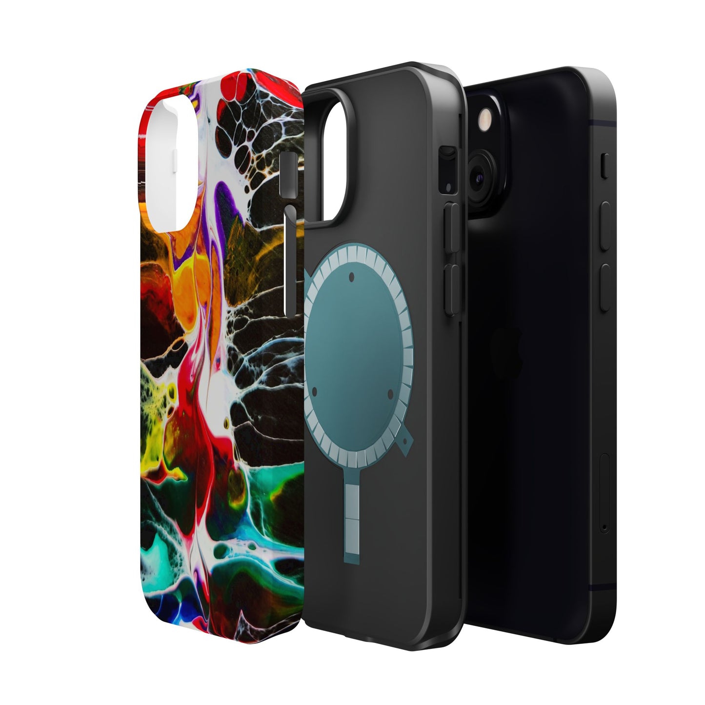 Chromatic Static - iPhone Magnetic Tough Cases