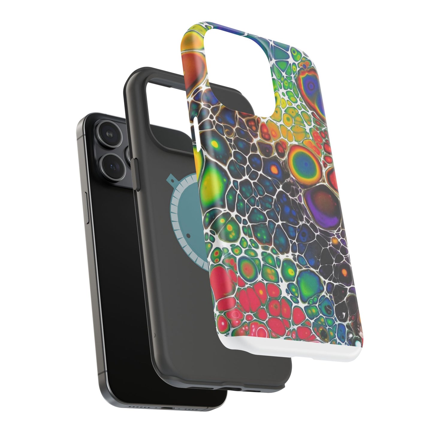 Rainbow Bubbles - iPhone Magnetic Tough Cases