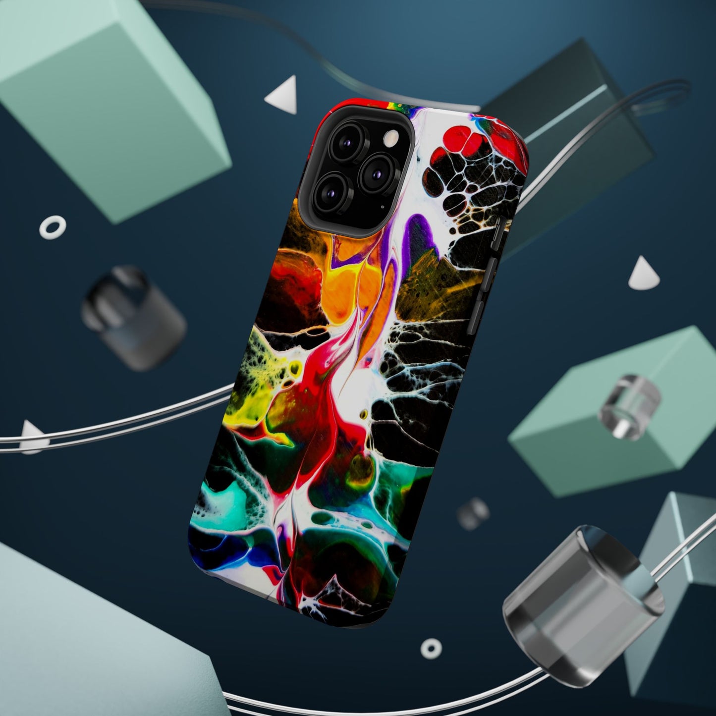 Chromatic Static - iPhone Magnetic Tough Cases