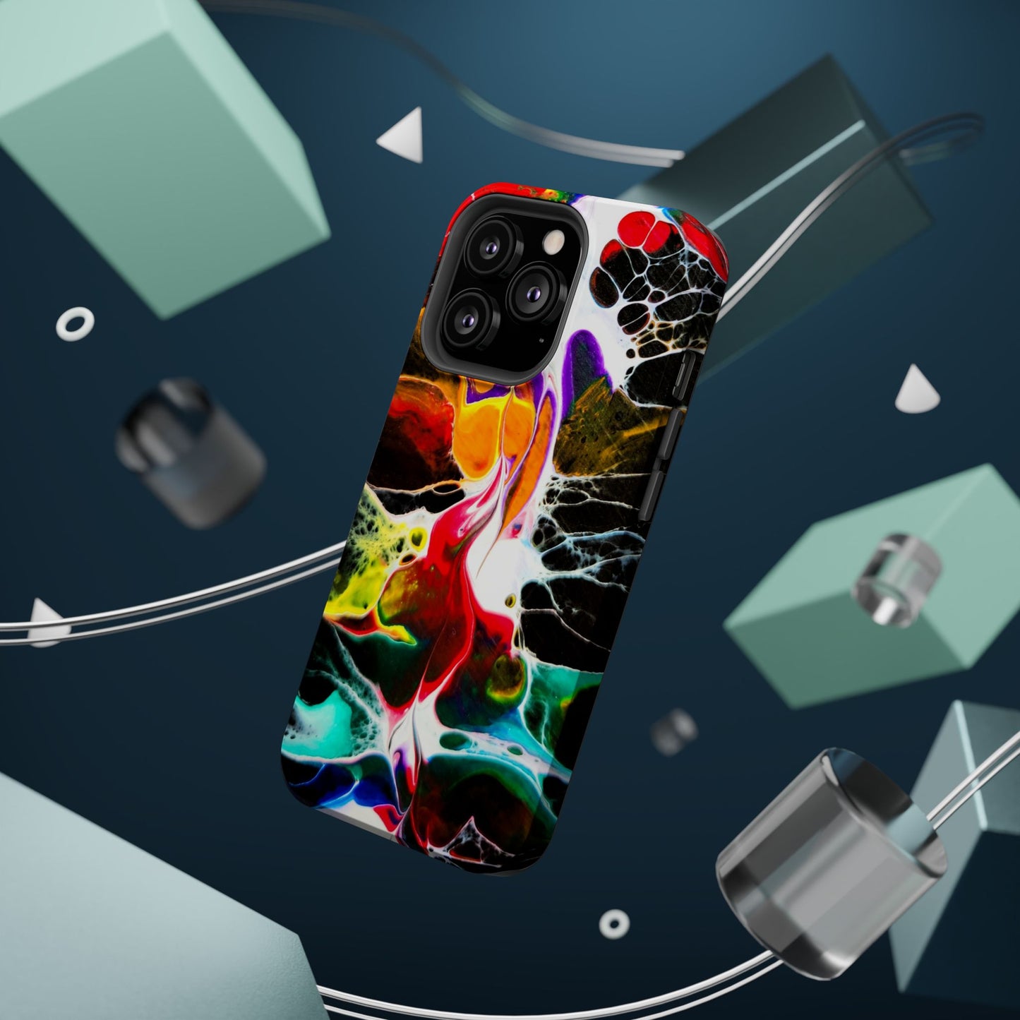 Chromatic Static - iPhone Magnetic Tough Cases